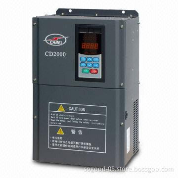 Frequency Inverter, CD 2,000 Three-phase 1.5 to 110KW, 0.00 to 600Hz Input Frequency Range
